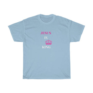 JESUS IS KING Tee (Pink)