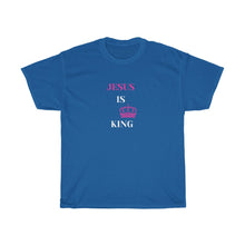 Load image into Gallery viewer, JESUS IS KING Tee (Pink)
