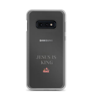 JESUS IS KING Pink Samsung Case
