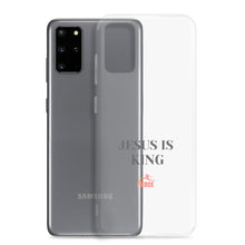 Load image into Gallery viewer, JESUS IS KING Pink Samsung Case
