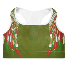 Load image into Gallery viewer, Padded Sports Bra Green

